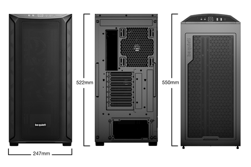 be quiet! Shadow Base 800 Shadow Base 800 Computergehäuse - EATX, ATX, Micro ATX, Mini ITX Motherboard Supported - Geflech
