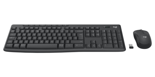 Logitech MK370 Teclado e rato - Inglês (EUA) - USB tipo A Sem fios Bluetooth Teclado - 112 Chave - Keyboard/Keypad Color: 