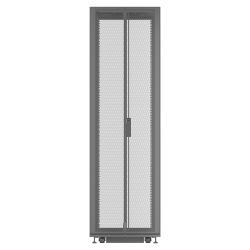 Vertiv VR RACK 42 HE Breite 600 mm Tiefe 1200 mm. Typ: Freistehendes Gestell, Rack-Kapazität: 42U, Höchstgewichtskapazität