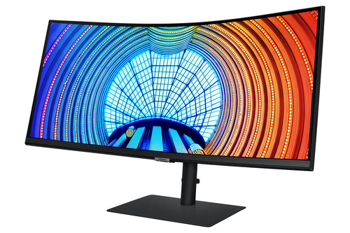Samsung ViewFinity S6 S34A650UBU 34" Class UW-QHD Curved Screen LCD Monitor - 21:9 - Black - 86.4 cm (34") Viewable - Vert