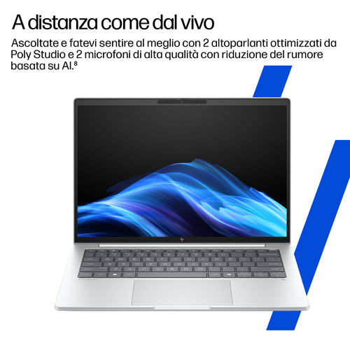 Computer portatile - HP EliteBook 8 G1i 35,6 cm (14") Copilot+ PC - WUXGA - Intel Core Ultra 7 258V - 32 GB - 1 TB SSD - A