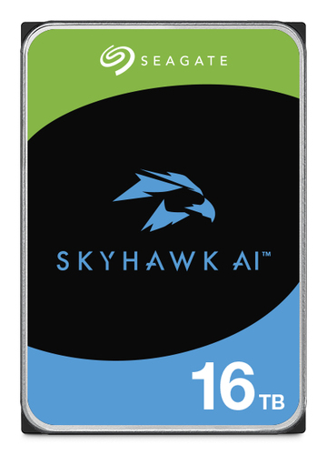 Seagate SkyHawk AI ST16000VE004 16 TB Hard Drive - 3.5" Internal - SATA (SATA/600) - Conventional Magnetic Recording (CMR)