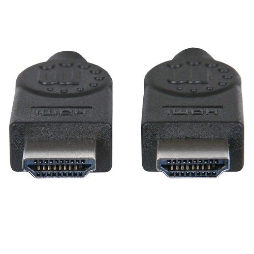 Manhattan HDMI 4K@30Hz Cable with Ethernet, 2m, Suitable for ALL 1080p/HD and Majority of 4K Uses (Check Your System 4K Sp