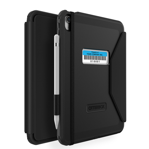 Sacoche de transport OtterBox Defender Durci - Folio Style Apple iPad (10e génération) Tablette, Stylus, Crayon - Noir - R