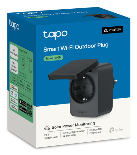 Tapo TAPO P410M Smart Plug - 230 V AC / 16 A - Alexa, Siri, Google Assistant, SmartThings Unterstützt