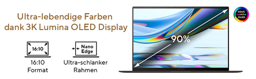 ASUS Zenbook S 16 UM5606KA-RK126W. Produkttyp: Laptop, Formfaktor: Klappgehäuse. Prozessorfamilie: AMD Ryzen AI 7, Prozess