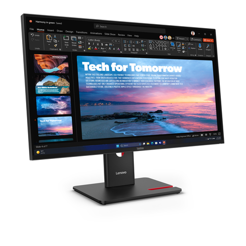 Lenovo ThinkVision T27QD-40 27" Class WQHD LED Monitor - 16:9 - Eclipse Black - 68.6 cm (27") Viewable - In-plane Switchin