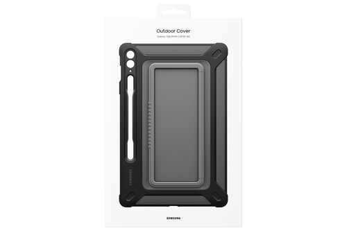 Samsung Rugged Carrying Case for 27.7 cm (10.9") Samsung Galaxy Tab S9 FE+ Tablet, Stylus - Black - Drop Resistant, Bump R