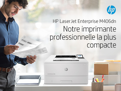 HP LaserJet Enterprise M406dn - Desktop Kabel Laserdrucker - Monochrom - 40 ppm Monodruck - 1200 x 1200 dpi Druckauflösung