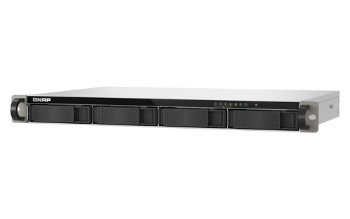 QNAP TS-432XeU. Typ: NAS. Gehäusetyp: Rack (1U). Geräteklasse: Home & Home Office. Prozessor-Taktfrequenz: 1,7 GHz. Speich
