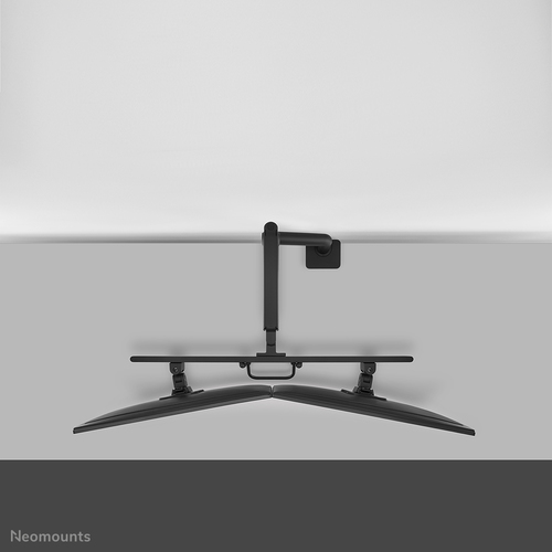 Neomounts NEXT One Mounting Arm for Monitor, Display - Black - Height Adjustable - 2 Display(s) Supported - 43.2 cm to 68.