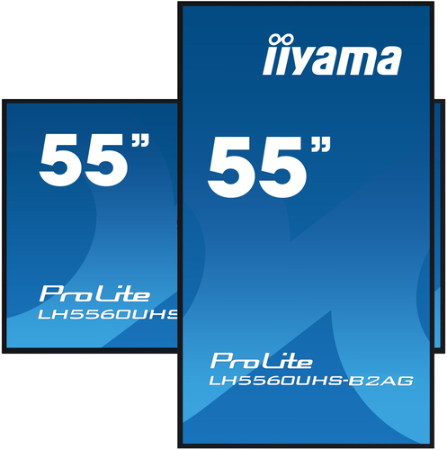 LCD Ecrans à affichages dynamiques iiyama ProLite LH5560UHS-B2AG 1386,84 mm - 24 Heures/7 Jours Operation - Vertical Align