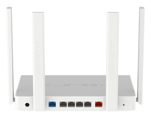 Keenetic Hero AX1800 Mesh Wi-Fi 6 Router with a 5-Port Gigabit Smart Switch, SFP Combo Port, USB 2.0 and USB 3.0 Ports. WA