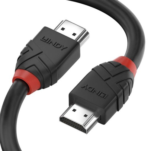 Lindy 1m 8K60Hz HDMI Cable, Black Line. Cable length: 1 m, Connector 1: HDMI Type A (Standard), Connector 1 gender: Male, 