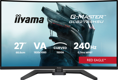 Moniteur de jeu LCD iiyama G-MASTER Red Eagle GCB2784HSU-B1 27" Classe Full HD Écran incurvé - 16:9 - Noir - 68,6 cm (27")