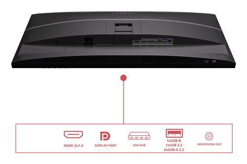 AOC Q32E4U 32" Class WQHD LED Monitor - 16:9 - Black - 80 cm (31.5") Viewable - In-plane Switching (IPS) Technology - WLED