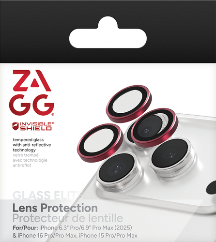ZAGG Premium GL Camera Lens Protector - Pink