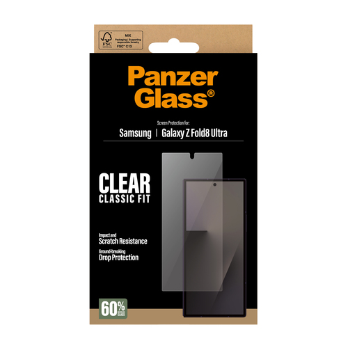 PANZERGLASS SAMSUNG GALAXY FOLD 8 GLASS FOR SUBSCREEN
