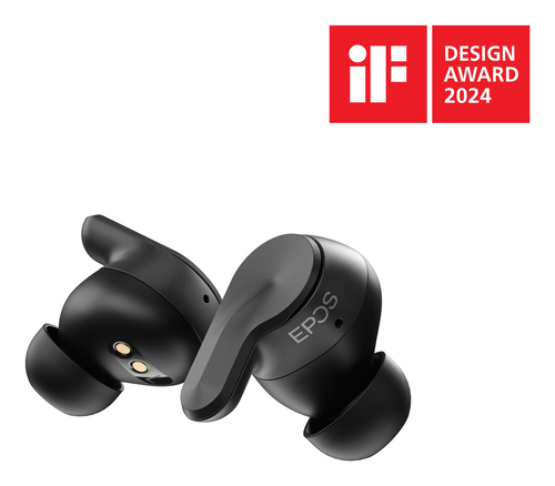 EPOS ADAPT E1 True Wireless Ohrhörer Stereo Ohrhörerset - Schwarz - Microsoft-Teams-Zertifizierung - Binaural - In-Ear - B