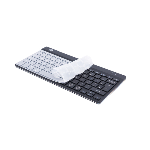 R-Go Schutzhülle - Tastatur - Flexible, Wasserdicht, Staubgeschützt, Verschüttsicher, Flüssigkeitsresistent, Hygienisch, B