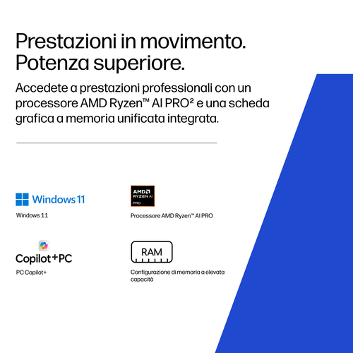 HP DK1M5ET. Famiglia processore: AMD Ryzen AI 7 PRO. Dimensioni diagonale schermo: 40,6 cm (16"), Tipologia HD: WUXGA, Ris
