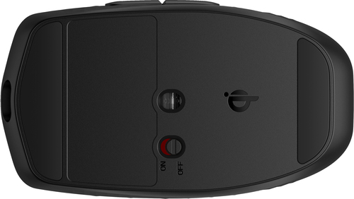 HP 695 Maus - Bluetooth - 7 Taste(n) - 6 Programmable Button(s) - Schwarz - Kabellos - wiederaufladbar - 4000 dpi Auflösun