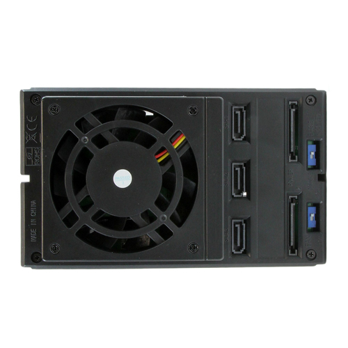 StarTech.com Drive Enclosure for 5.25" Serial Attached SCSI (SAS), SATA/600 - Serial ATA/600 Host Interface Internal - Bla