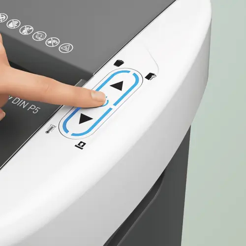 Leitz IQ OptiMax Autofeed Small Office 200 P5 Micro Cut Paper Shredder. Shredding type: Micro-cut shredding, Working width