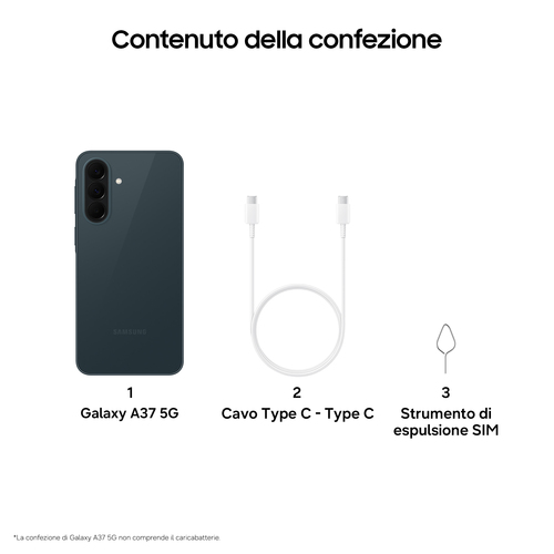 Samsung Galaxy A37 5G . Dimensioni diagonale schermo: 17 cm (6.7"), Risoluzione del display: 1080 x 2340 Pixel. Famiglia p
