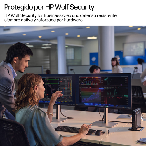 HP EliteDesk 8 G1i Desktop Computer - Intel Core Ultra 5 235 - vPro Technology - 16 GB - 512 GB PCI Express NVMe SSD - Min