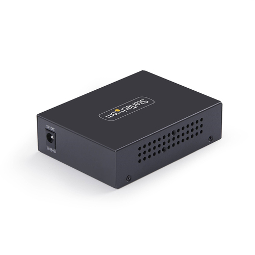 StarTech.com Transceiver/Media Converter - TAA Compliant - 1 Port(s) - 1 x Network (RJ-45) - Optical Fiber, Twisted Pair -
