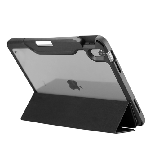 DEQSTER Robust Tasche (Dreiseitig) für 27,7 cm (10,9 Zoll) Apple, Logitech iPad (10. Generation) Tablet - Schwarz - Polyur