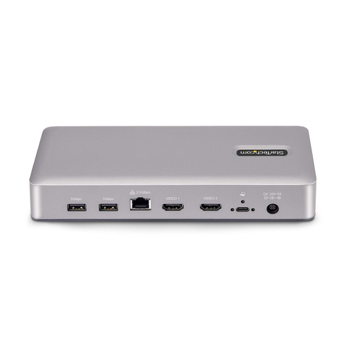 StarTech.com USB4 Docking Station for Tablet, Monitor, Smartphone, Notebook - Charging Capability - 165 W - Space Gray - D