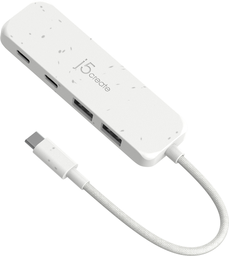 j5create JCH342EW-N USB Hub - USB Type C - 4 Total USB Port(s)