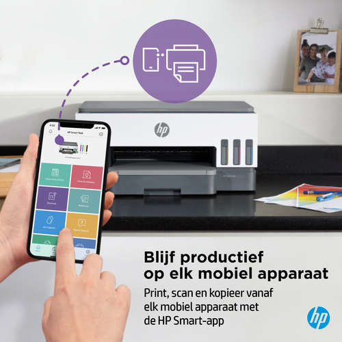 HP Smart Tank 7005 Wireless All-in-One Color Printer, Two-sided printing; Copier, Scanner. Print technology: Thermal inkje