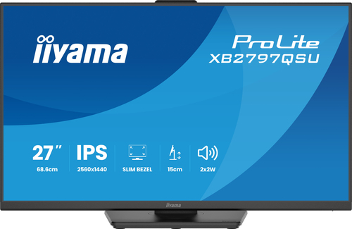 iiyama ProLite XB2797QSU-B1. Display diagonal: 68.6 cm (27"), Display resolution: 2560 x 1440 pixels, HD type: Quad HD, Di