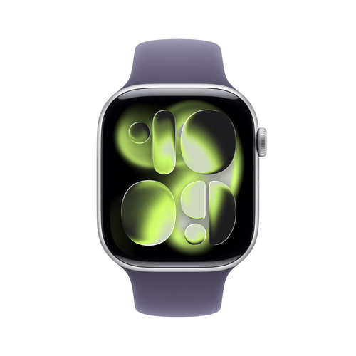 Apple Watch Series 11 Smartwatch - 46 mm Case Height - 39 mm Case Width - Silber Tasche, Farbe - Aluminium Gehäusematerial