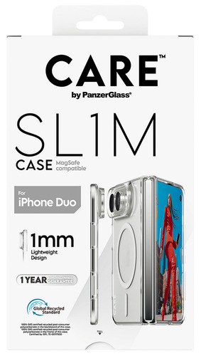 CARE Signature Case for Apple Smartphone - Transparent - Polycarbonate, Thermoplastic Polyurethane (TPU)