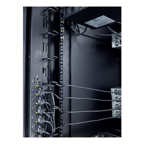 APC AR8442 Cable Organizer - Black - Cable Manager - 0U Rack Height