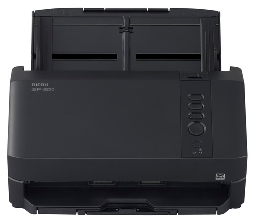 Ricoh SP-2230. Maximale Scan-Abmessung: 215,9 x 355,6 mm, Optische Scan-Auflösung: 600 x 600 DPI, Ausgabe Farbtiefe: 24 Bi