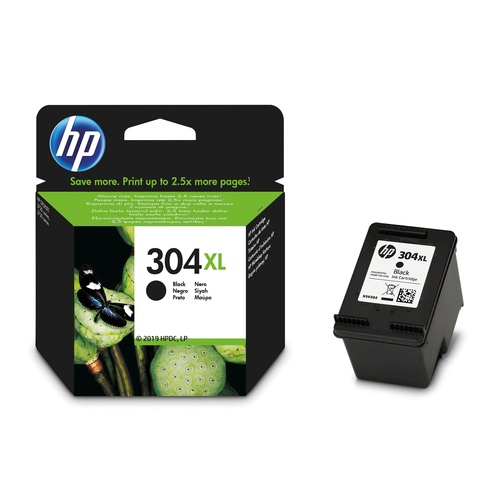 Cartouche jet d'encre D'origine HP 304XL Jet d'encre - Noir