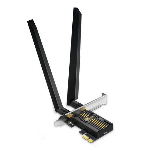 TP-Link Archer TBE400E Triband Wi-Fi/Bluetooth-Kombi-Adapter für Computer - PCI Express - 6,30 Gbit/s - 2,40 GHz ISM - 6 G