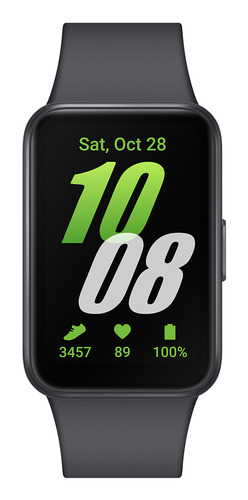 Samsung Galaxy Fit3 SM-R390 Smart Watch - 40 mm Case Height - Grey Body Color - Aluminium Body Material - Accelerometer, B