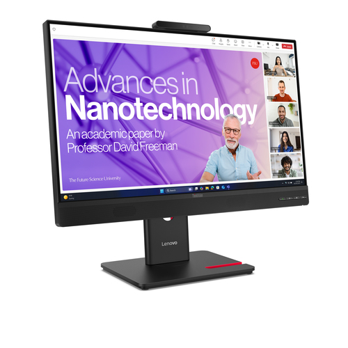 Lenovo ThinkVision T27QD-4v 27" Class Webcam WQHD LED Monitor - 16:9 - Eclipse Black - 68.6 cm (27") Viewable - In-plane S