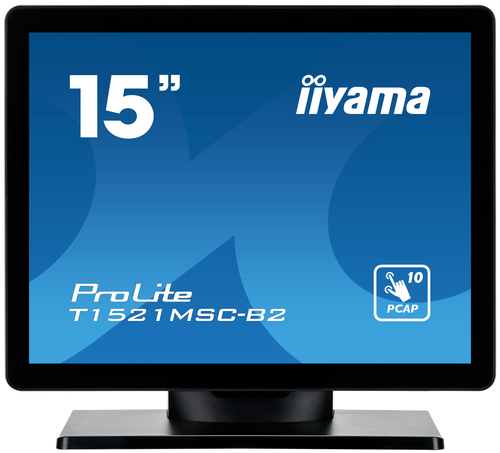iiyama ProLite T1521MSC-B2 15 Zoll Klasse LCD-Touchscreen-Monitor - 4:3 Format - 8 ms Reaktionszeit - 38,1 cm (15 Zoll) Vi