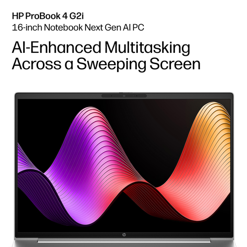 HP ProBook 4 G2i 40.6 cm (16") Copilot+ PC Notebook - WUXGA - Intel Core Ultra 5 Series 3 322 - 16 GB - 512 GB SSD - Pike 