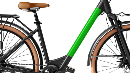 Sharp BK-DM02-EB. Akkuspannung: 36 V, Ladezeit: 5 h, Batteriekapazität: 280 Wh. Weight (including battery): 25 kg. Frame m