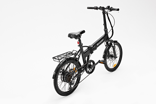 Sharp BK-FD03-EB. Batteriekapazität: 7,5 Ah, Akkuspannung: 36 V, Ladezeit: 5 h. Weight (including battery): 20 kg. Frame m