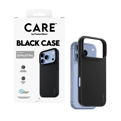 PANZERGLASS CARE CASE TPU IPHONE 17 PRO/18 PRO BLACK