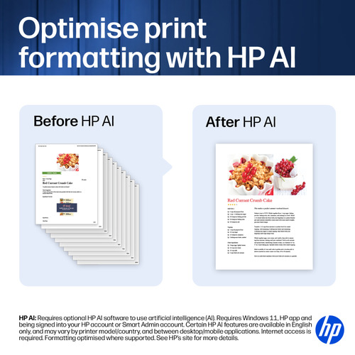 HP Smart Tank 210 Wireless Color Printer. Print technology: Thermal, Maximum resolution: 4800 x 1200 DPI, Borderless print